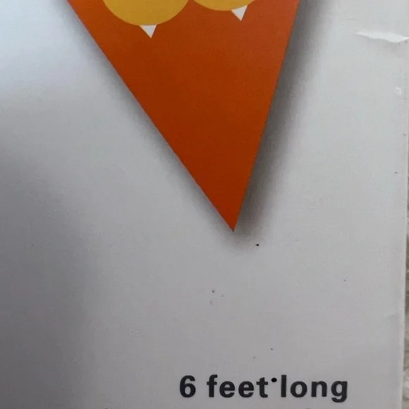 ☀️2/$14☀️Kikkerland Reusable Animal Party Flags - 6' Long - Picture 5 of 5